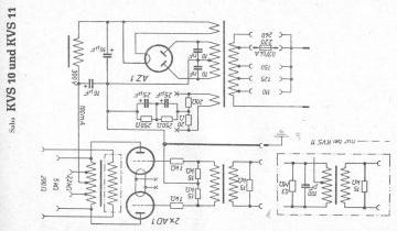 SABA KVS10 schematic circuit diagram