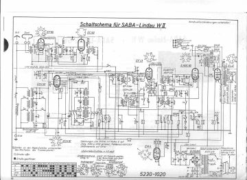 SABA Lindau schematic circuit diagram