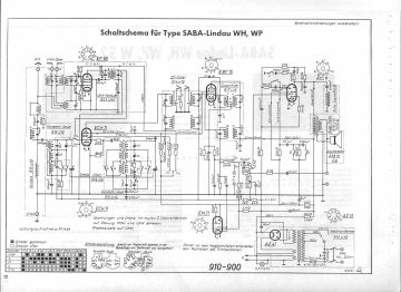 SABA WP schematic circuit diagram
