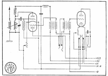 SABA MAN schematic circuit diagram