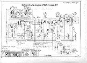 SABA MainauW schematic circuit diagram
