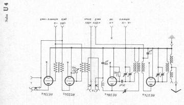 SABA U4 schematic circuit diagram