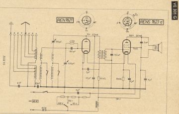 SABA VE301G schematic circuit diagram