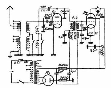 SABA VE301WA schematic circuit diagram