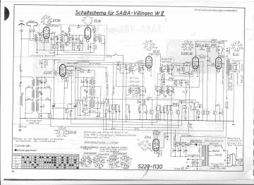SABA Villingen schematic circuit diagram