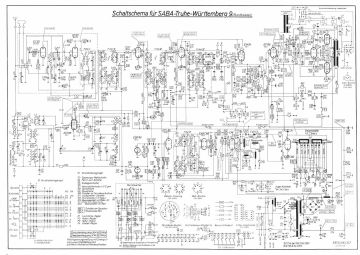 SABA Wuerttemberg schematic circuit diagram