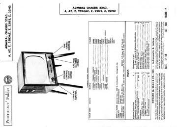 Admiral 22F22 schematic circuit diagram