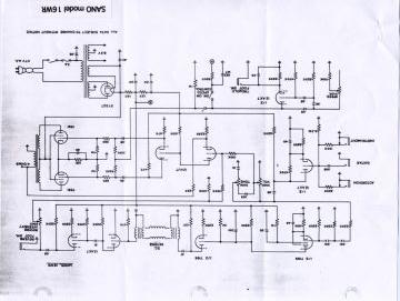 Sano 16WR schematic circuit diagram