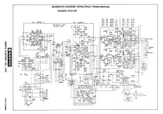 Sanyo DCA401 schematic circuit diagram