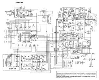 Sanyo JA667AV schematic circuit diagram