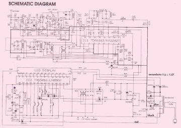 Sanyo RM5080 schematic circuit diagram