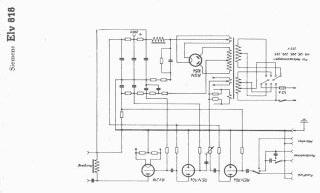 Siemens ELV818 schematic circuit diagram