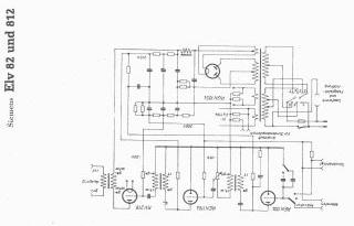 Siemens ELV82 schematic circuit diagram