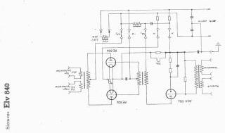Siemens ELV840 schematic circuit diagram