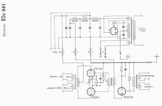 Siemens ELV841 schematic circuit diagram