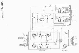 Siemens ELV843 schematic circuit diagram