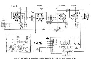 Siemens SM514 schematic circuit diagram