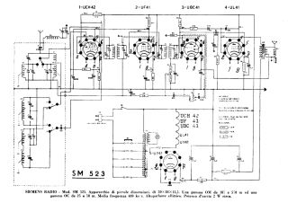 Siemens SM523 schematic circuit diagram