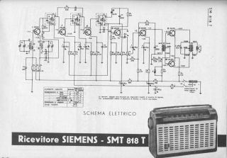 Siemens SMT818T schematic circuit diagram