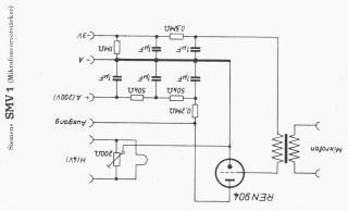 Siemens SMV1 schematic circuit diagram