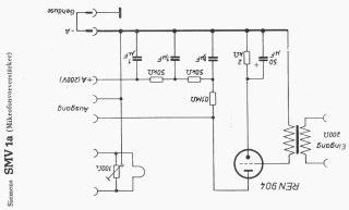 Siemens SMV1A schematic circuit diagram
