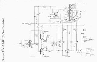 Siemens SV8AW schematic circuit diagram