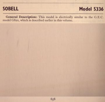 Sobell S336 schematic circuit diagram