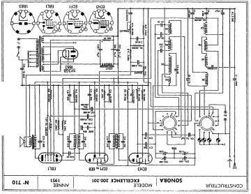 Sonora 201 schematic circuit diagram