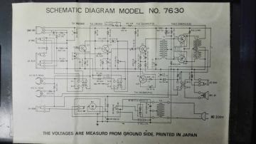 Soundesign 7630 schematic circuit diagram