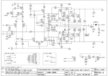 StudioMaster 2000E schematic circuit diagram