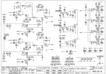 Studiomaster 2000E schematic circuit diagram
