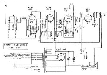 Siemens 544 schematic circuit diagram