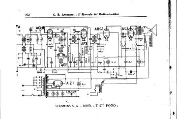 Siemens T570 schematic circuit diagram