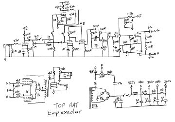 Tophat Emplexador schematic circuit diagram