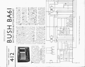 Schematics, Service manual, or circuit diagram for Bush Schematic £1.80 ...