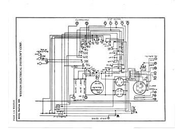 Weston 566 schematic circuit diagram