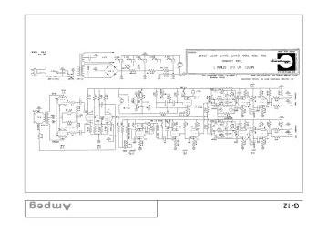 Ampeg G12 schematic circuit diagram